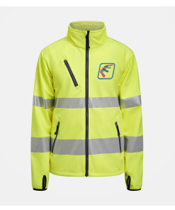 Jobman1202Hi-VisSoftshellJacket-borduurlogo