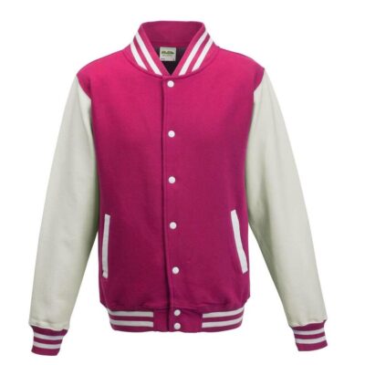 Hot pink/white