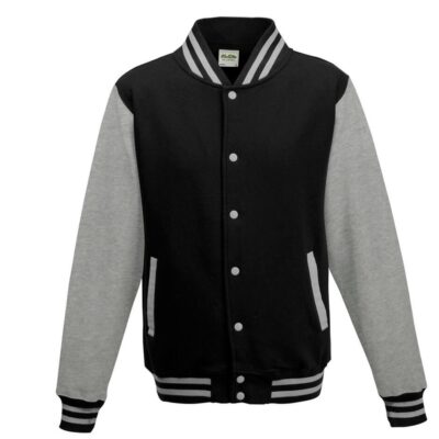 Jet black/heather grey